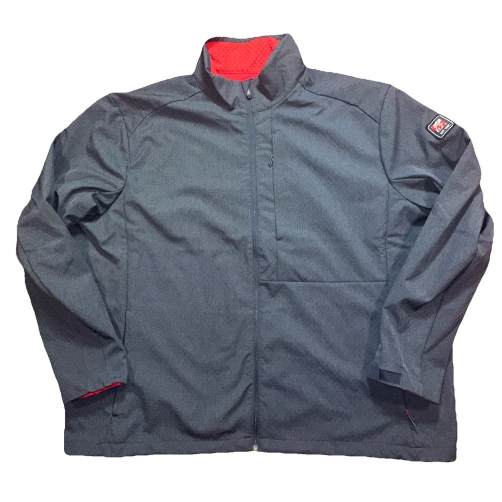Chic Fil-A Blue Red Medium Employee Work Jacket Size US 3XL Mens